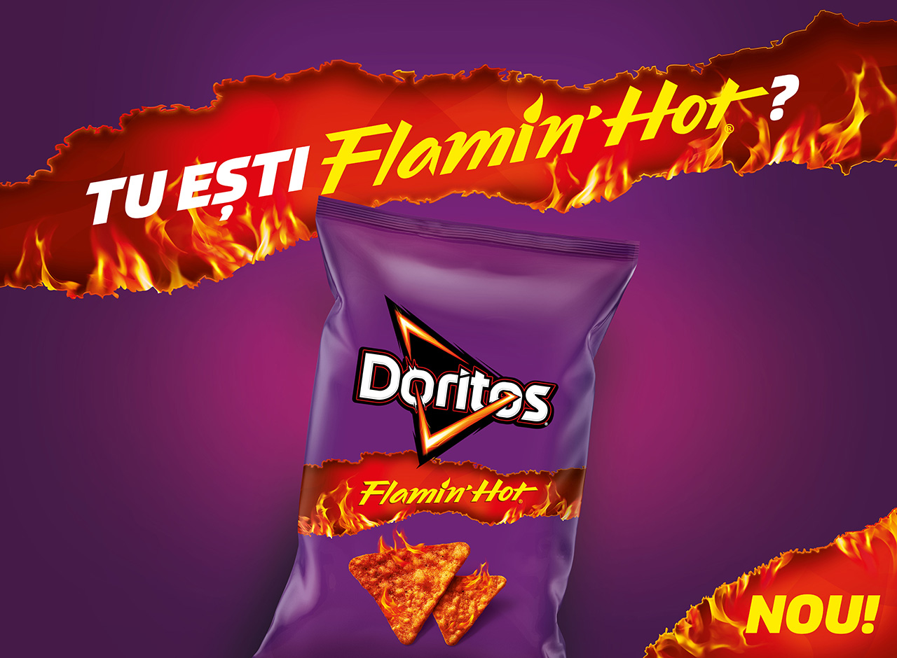 PepsiCo aduce Doritos Flamin' Hot în România,  oferind o experiență senzorială explozivă